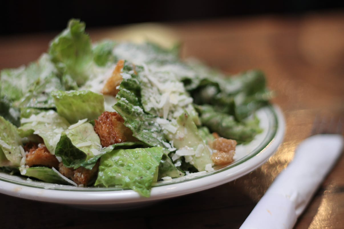 Small Caesar Salad.